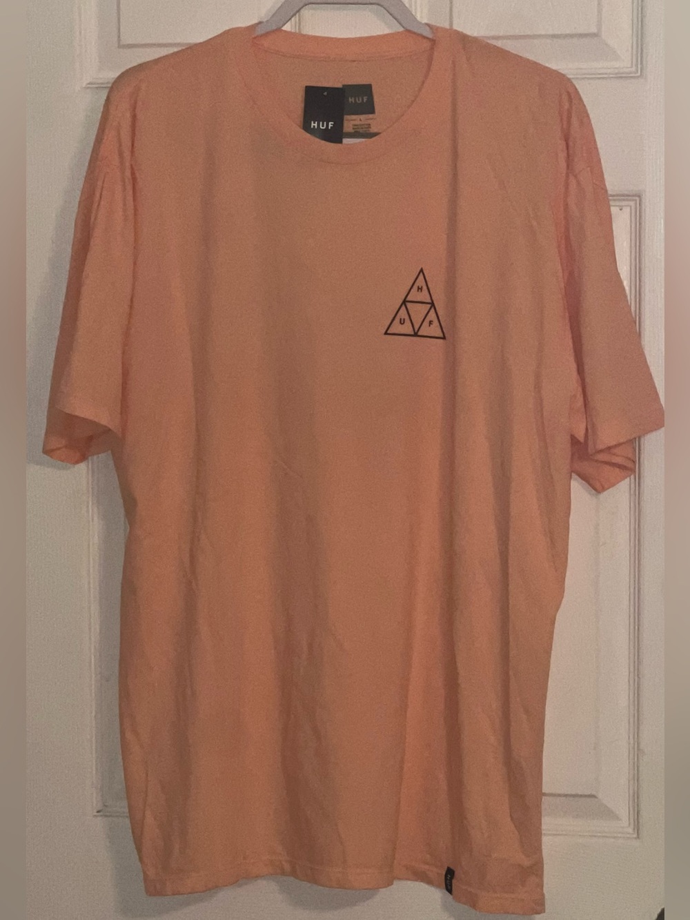 HUF Peach Short-Sleeve Triangle Logo Tee